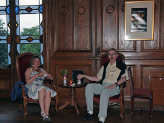 Salon du château de Maulmont